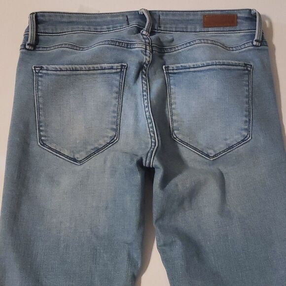 Abercrombie & Fitch jeans women's size 2L Harper super skinny blue distr… - Picture 11 of 16